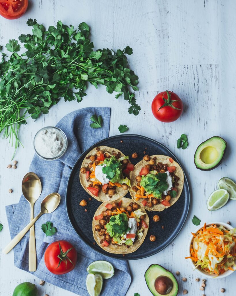 Vegan tacos for Plant-based January